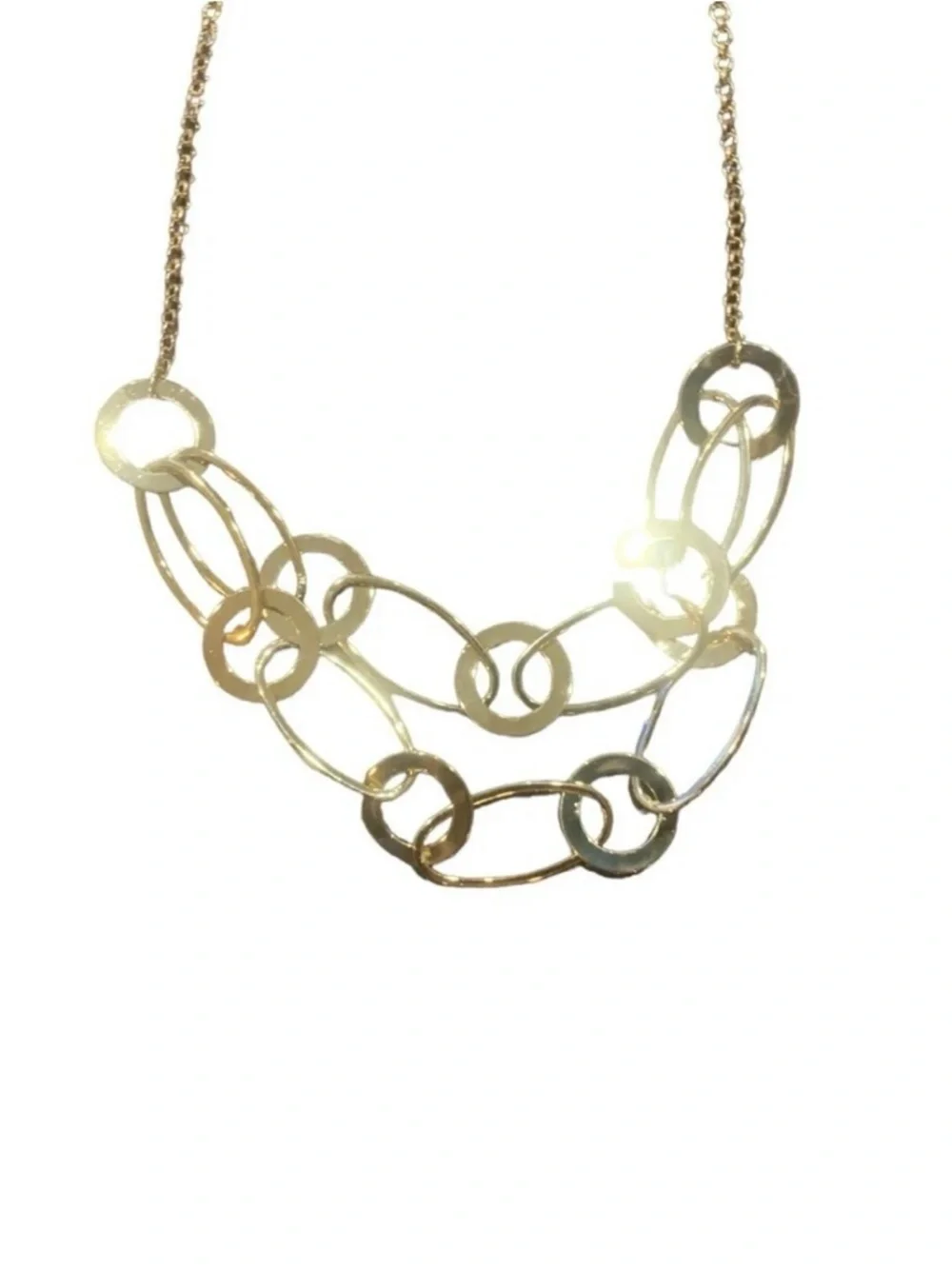 Hint of Gold 14K Gold Plated Necklace Women - Picture 2 of 3